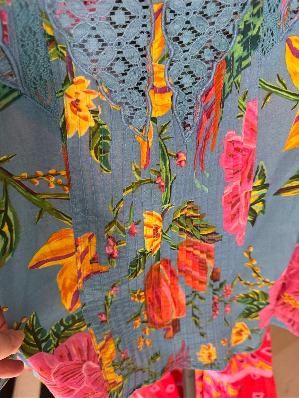 FARM Rio Blue Toucans Garden Blouse - Picture 6 of 11